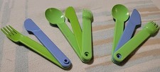 Tupperware Picknickbesteck, 8-teilig, 2 x komplett,  1 x Messer und Gabel, 