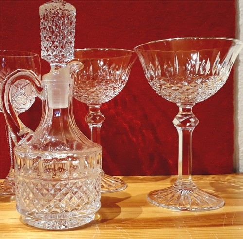 Kristall set likörschalen - kristall,