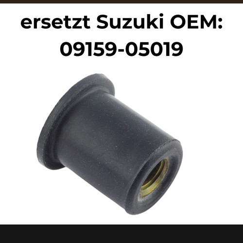 10x gummimutter für suzuki - 10x,