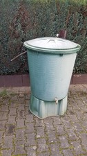 Regentonne 300 Liter mit Sockel,Hahn,Regensammler für Fallrohr alles inklusiv