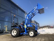 Solis 26 Kleintraktor mit Frontlader und Ackerstolle