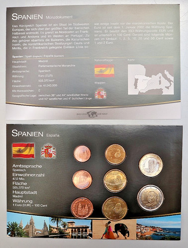 Spanien kms kursmünzensatz - kms,
