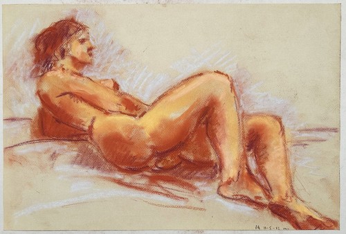 Akt nude naked woman frau - nude,