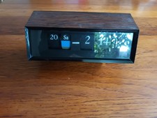 Vintage 70er Copal Klappzahlenwecker Modell 602 