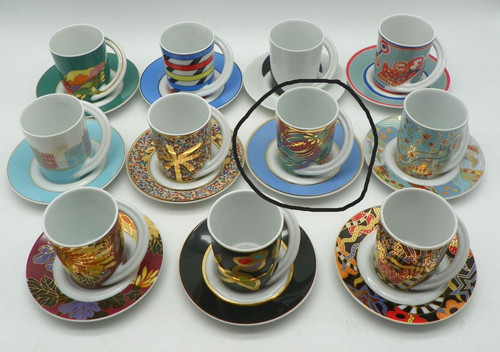 Espressotasse mit untertasse - espressotasse,