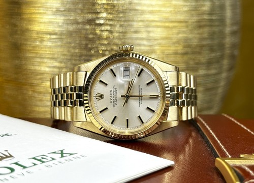 Rolex datejust 1601 gold - rolex,