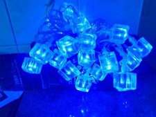 Tesco Weihnachten 24indor Eiswürfel LED Lichter mit Anleitung manuel