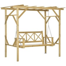 Hollywoodschaukel mit Pergola