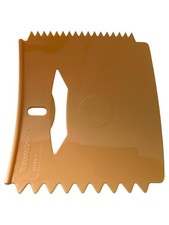 Tupperware Teigschaber Teigkarte Backzubehör Küchenhelfer Kunststoff Orange