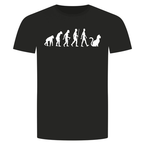 Evolution katze shirt - evolution, t-shirt