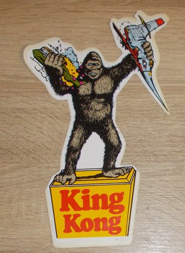 Old decal sticker king kong - decal,