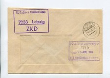 Ddr dienst zkd brief leipzig - zkd,