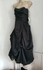 Monsoon schwarzes Satin