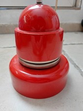 Hängelampe rot DDR AKA VEB Space Age vintage retro