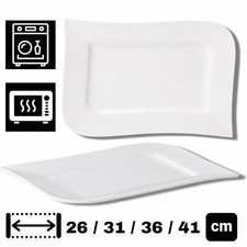 Speiseteller Servierteller Porzellan Essteller Geschirr Quadratisch Großwahl