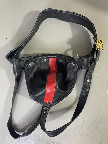 Echtleder schwarz harness - echtleder,
