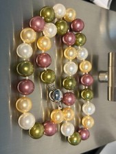 Muschelkernperlen Collier