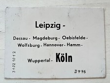 Altes metall zuglaufschild - altes,
