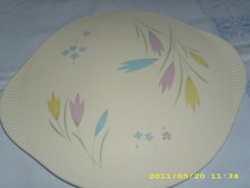 Tortenplatte RUND Blüten