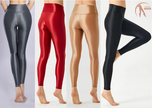 Damen leggings wetlook - leggings,
