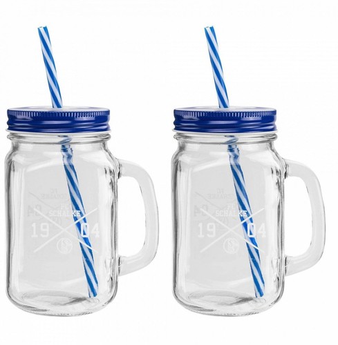 Schalke s04 trinkglas - fc,
