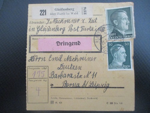 3769 paketkarte gleißenberg - #3769,