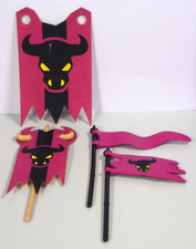 Playmobil 4 x Fahne Flagge Banner für Barbaren Wikinger Ritter #3