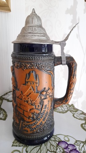 Gerz relief bierkrug humpen - "gerz", bierkrug/humpen