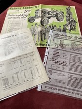 Prospekte Deutz Bauernschlepper 11 PS + Preisblatt + Info  Original Broschure 