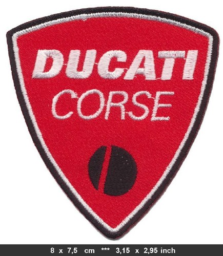 Ducati corse aufnäher - ducati,