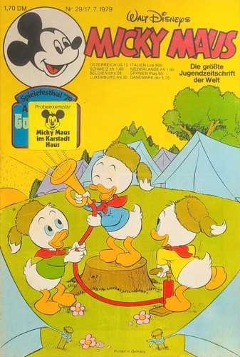 Micky maus heft 1979 - /,