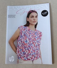 LANA GROSSA "Gelato" - Flyer mit 7 Anleitungen: Top, Pullover, Jacke, Weste, ...