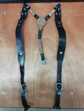 DDR KVP NVA MdI TRAGEGESTELL Y-RIEMEN LEDER 1962  !!!