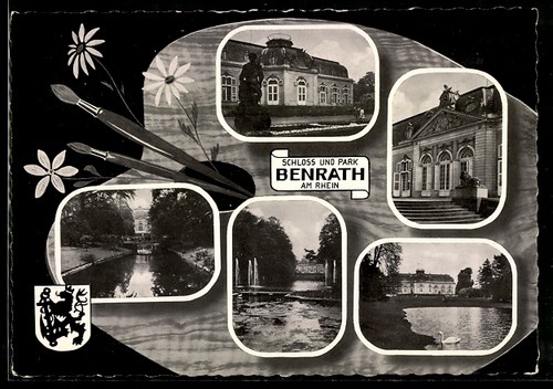 Benrath rhein schloss - rhein,,