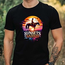 Mens Wild West Cowboy Print