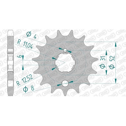 Stahl ritzel für kawasaki - ritzel,