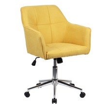 B-Ware SVITA JAKE Bürostuhl Konferenzstuhl Drehstuhl Chefsessel Stoff Gelb