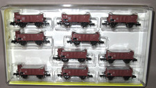 N Minitrix DB Güterwagen Schotterwagen Set in OVP 15047 Top!