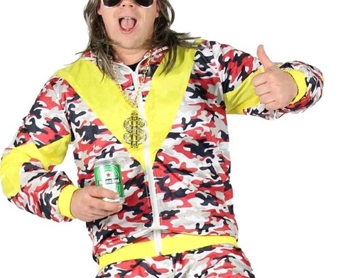 Unisex 80er kostüm - unisex,