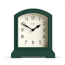 Kaminuhr Dunkelgrün