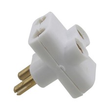 Zwerg-Dreifachstecker 2-pol