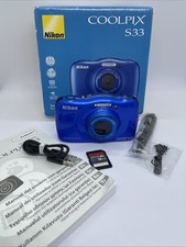 Nikon COOLPIX S33 Blau /