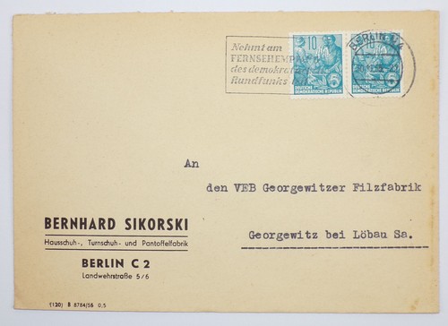 Firmen brief bernhard sikorski - firmen,