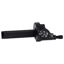 Schnellgasgriff CNC schwarz inkl. Bowdenzug pass für Simson S50 S51 S70