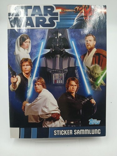 Star wars sticker album topps - sticker,