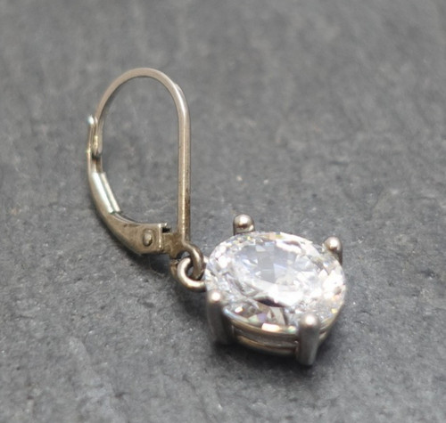 Diamonique einzel ohrring - diamonique,