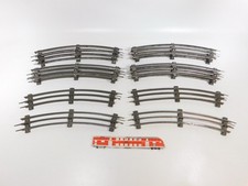 12x Märklin Spur 0 Gleis 12er/12 er Kreis für elektrischen Betrieb #CI237-2