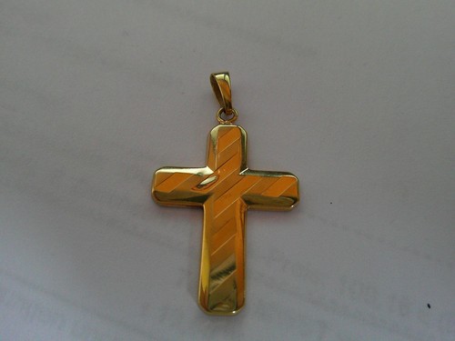 Anhänger kreuz 585 - ,