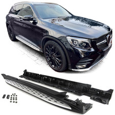 Alu Trittbretter Flankenschutz OE Style mit ABE !! für Mercedes GLC X253 15-22