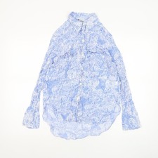 Blaue tunika bluse - tunika-bluse, damen